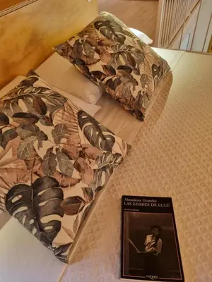Cama o camas de una habitación en Casa la Tia