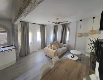 Zona de estar de Apartamentos Crispín Candela