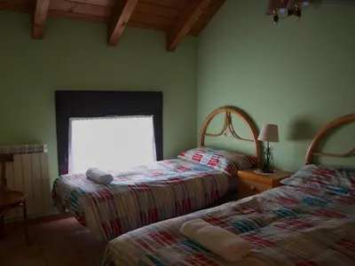 Cama o camas de una habitación en Casa Miguel Périz