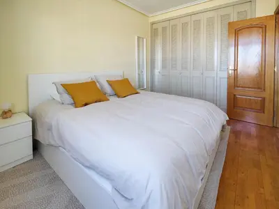Cama o camas de una habitación en Las Vistas del Casco by Alogest