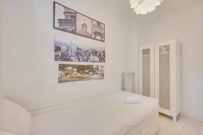 Cama o camas de una habitación en Apartamento Sandoval by Clabao