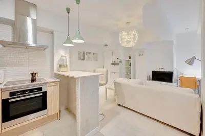 Una cocina o zona de cocina en Apartamento Sandoval by Clabao