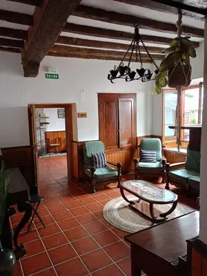 Zona de estar de Hostal del Camino de Santiago