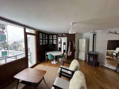 Zona de estar de Apartamento de Montaña en Baqueira con Parking y Totalmente Equipado