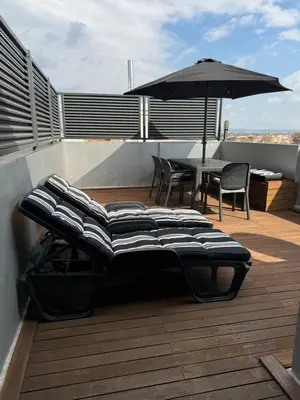 Un balcón o terraza de Atico Centro Sol y Vistas