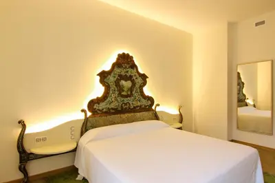 Cama o camas de una habitación en Hotel Cal Piteu