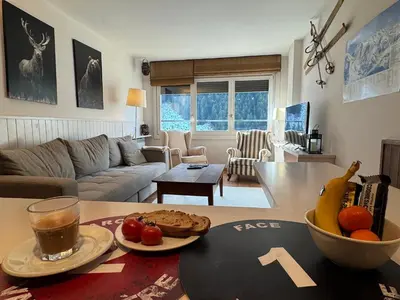 Plano de Baqueira1500, apartamento con vistas a pie de pistas