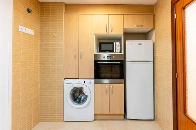 Una cocina o zona de cocina en Apartamento Confort Valderrobres