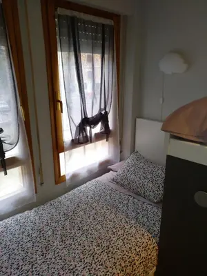 Cama o camas de una habitación en Vivienda Turística La Moleta