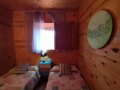 Cama o camas de una habitación en Les Valletes