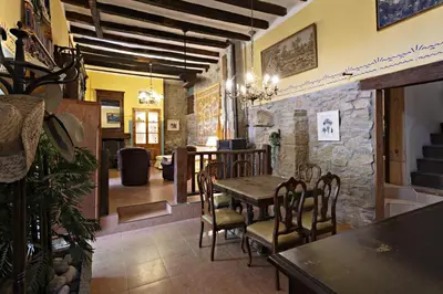 Zona de estar de Casa Rural Gite El Tossal