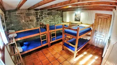 Cama o camas de una habitación en Refugio Lucien Briet