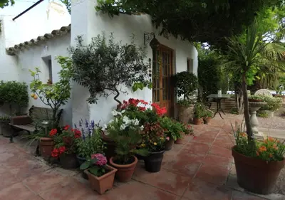 Jardín al aire libre en River Ebro Holidays