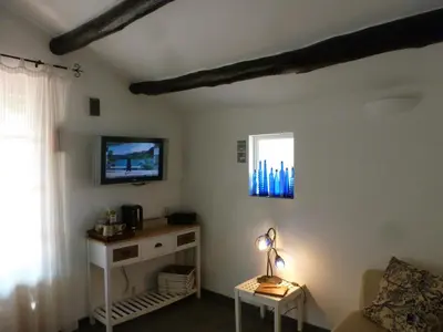 Una televisión o centro de entretenimiento en River Ebro Holidays