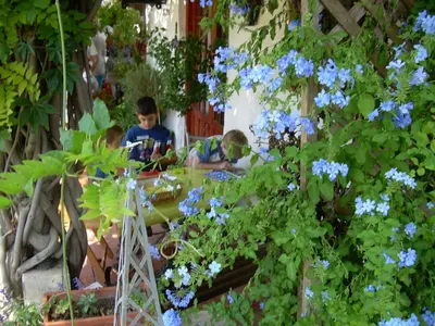 Jardín al aire libre en River Ebro Holidays