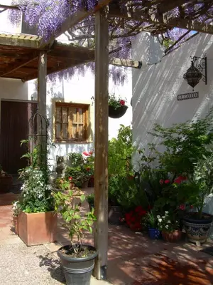 Jardín al aire libre en River Ebro Holidays