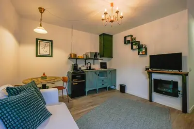 Una cocina o zona de cocina en Villa de Loarre