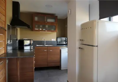 Una cocina o zona de cocina en Apartament Anna a Salàs