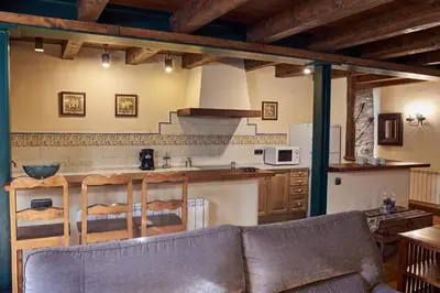 Una cocina o zona de cocina en Apartamentos Solsalient