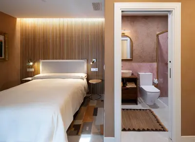 Cama o camas de una habitación en Arrokarenea