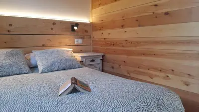 Cama o camas de una habitación en Camping IZARPE