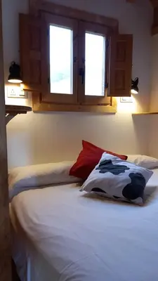 Cama o camas de una habitación en Camping IZARPE