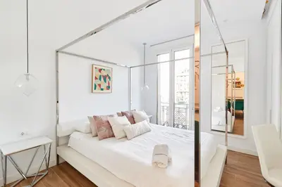 Cama o camas de una habitación en Apartamento Plaza de toros