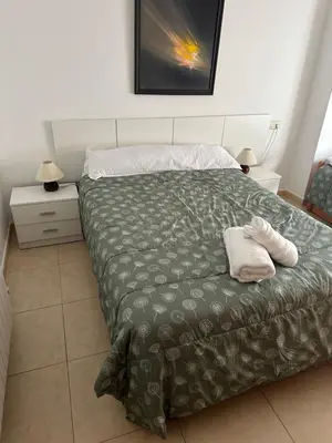 Cama o camas de una habitación en Apartamentos L'Ainsa