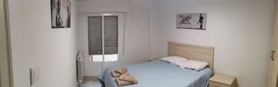 Cama o camas de una habitación en Apartamento el Pilar 5