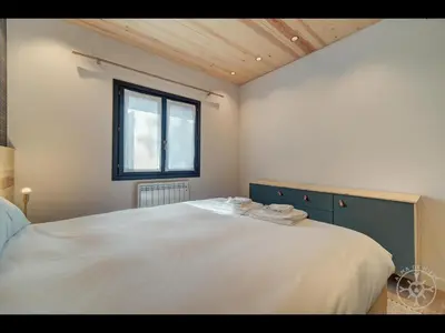 Cama o camas de una habitación en MONTCORBISON de Alma de Nieve