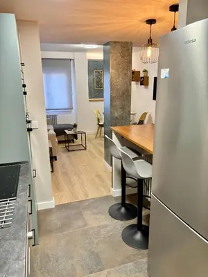 Una cocina o zona de cocina en imak barrio del AVE