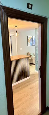 Cama o camas de una habitación en imak barrio del AVE