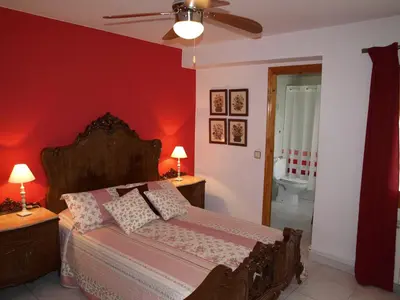 Cama o camas de una habitación en Casa Piquero