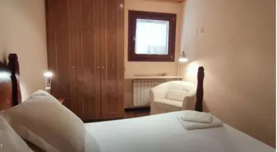 Cama o camas de una habitación en Apartament Era de Dalt Barruera