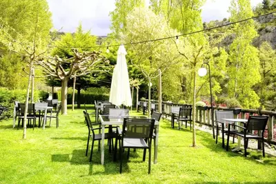 Jardín al aire libre en Hotel Casa Peix
