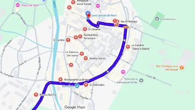 Plano de Casa Damián del Baile Apartamentos