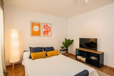 Cama o camas de una habitación en El Rincón de Eva l Terraza l Wifi l Luminoso