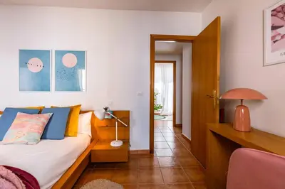 Cama o camas de una habitación en El Rincón de Eva l Terraza l Wifi l Luminoso