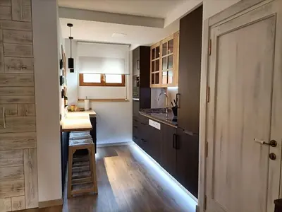 Una cocina o zona de cocina en Espectacular y acogedor apartamento con todas las comodidades