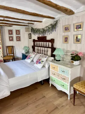 Cama o camas de una habitación en El RINCÓN DE LAS PARRAS
