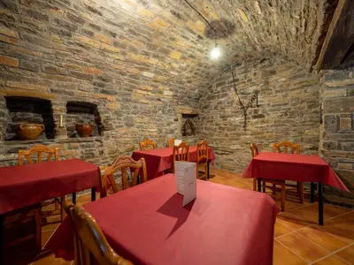 Un restaurante o sitio para comer en Casa Dueso