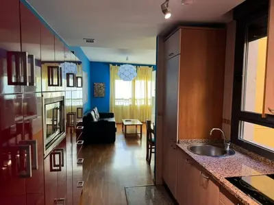 Una cocina o zona de cocina en Zentrum La Seo