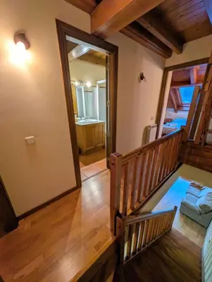 Zona de estar de Apartamento Starlight - Vistas, parking y WiFi en Boí