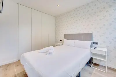 Cama o camas de una habitación en Los olivos by Clabao