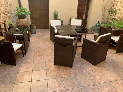 Zona de estar de La Posada de Berge