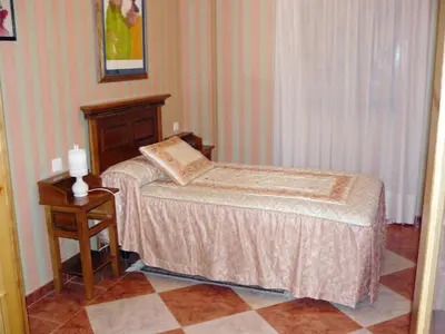Cama o camas de una habitación en Vivienda Principal Torre de Campos