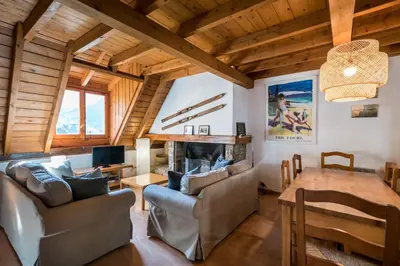 Zona de estar de Casa Unhòla by SeaMount Rentals