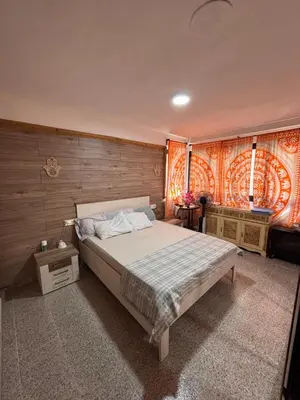 Cama o camas de una habitación en Piso en el corazón de Alcañiz