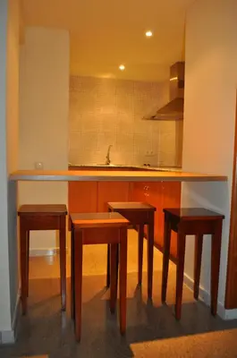 Una cocina o zona de cocina en Aparthotel Solé