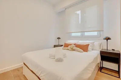 Cama o camas de una habitación en Apartamento M&A By Clabao